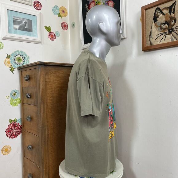 Vintage New Orleans Graphic Tee, 1990s Mardi Gras Jazz T-Shirt Sz XL - Picture 9 of 12